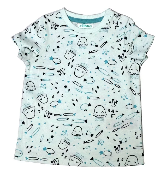 Новейший дизайн; Летняя мягкая детская футболка, детские футболки с коротким рукавом из бангладеш