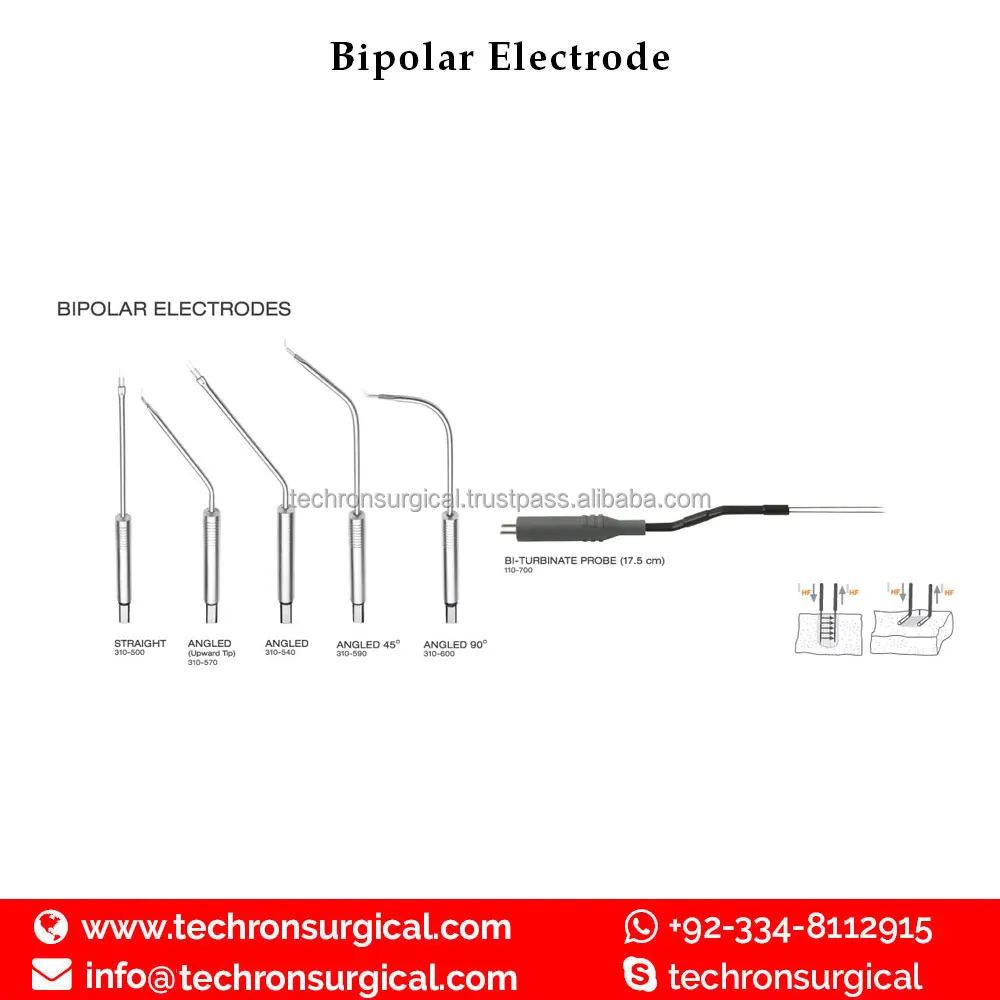 Bipolar Electrode For Inferior Turbinates Buy Bipolar Electrode For