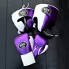 Purple & White