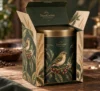 forest green, pale wheat and antique brass