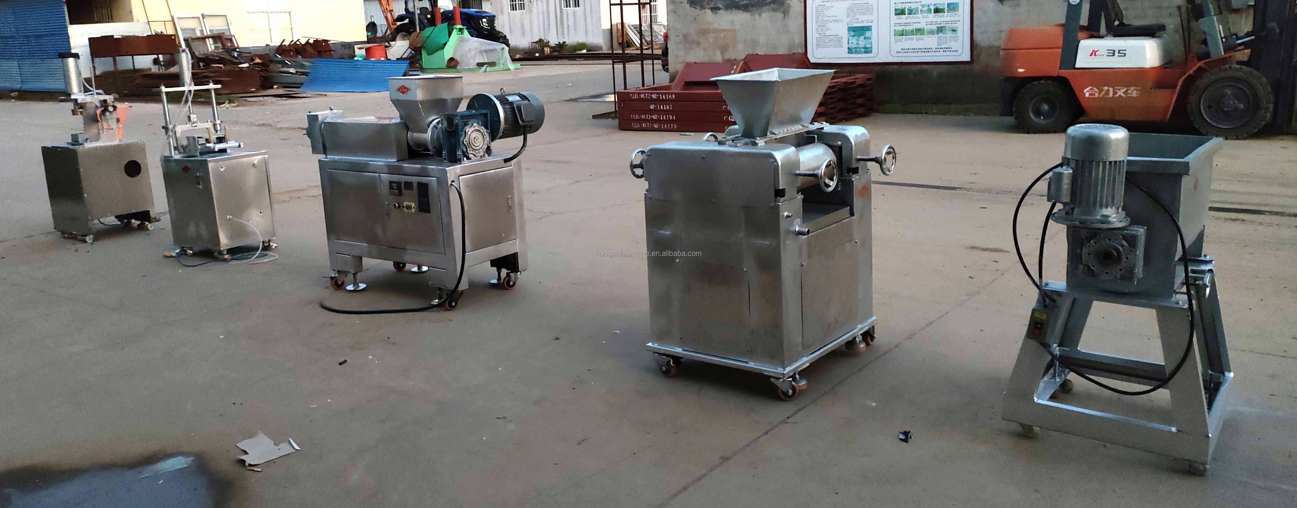 Soap Making Machines/ Duplex Vacuum Soap Plodder To Extruder Soap Bars