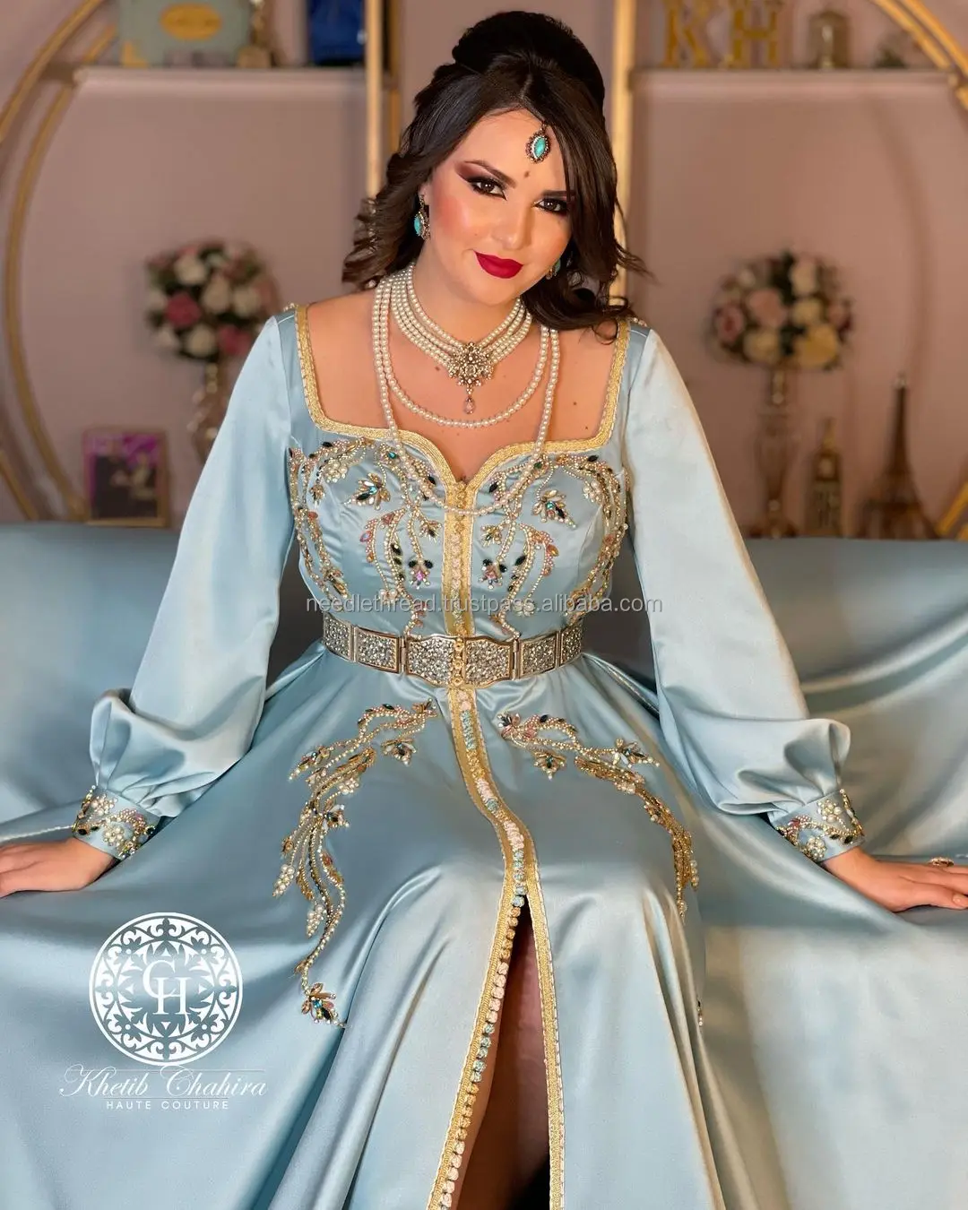 Satin Karakoua Traditional Wedding Dresses Moroocan Morocco Caftan ...