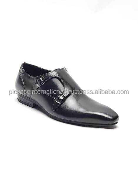 Good Quality Classic Design Double Monk Strap Derby Model Casual Daily Wear Office Oxford Formal Genuine Leather Men Shoes