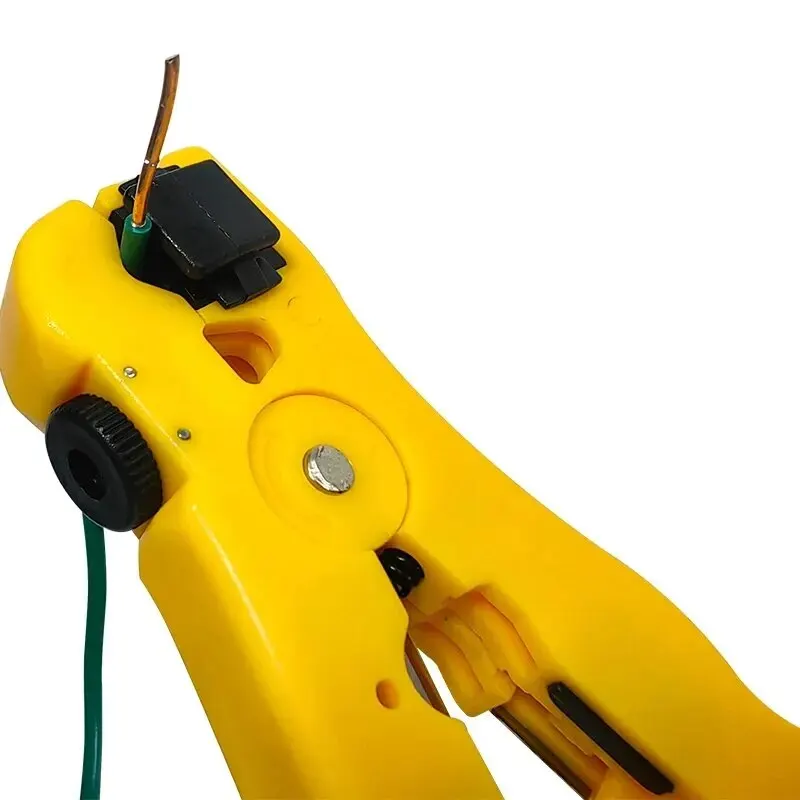 Multifunctional Wire Pliers Yellow Rotary Wire Stripper Adjustable ...