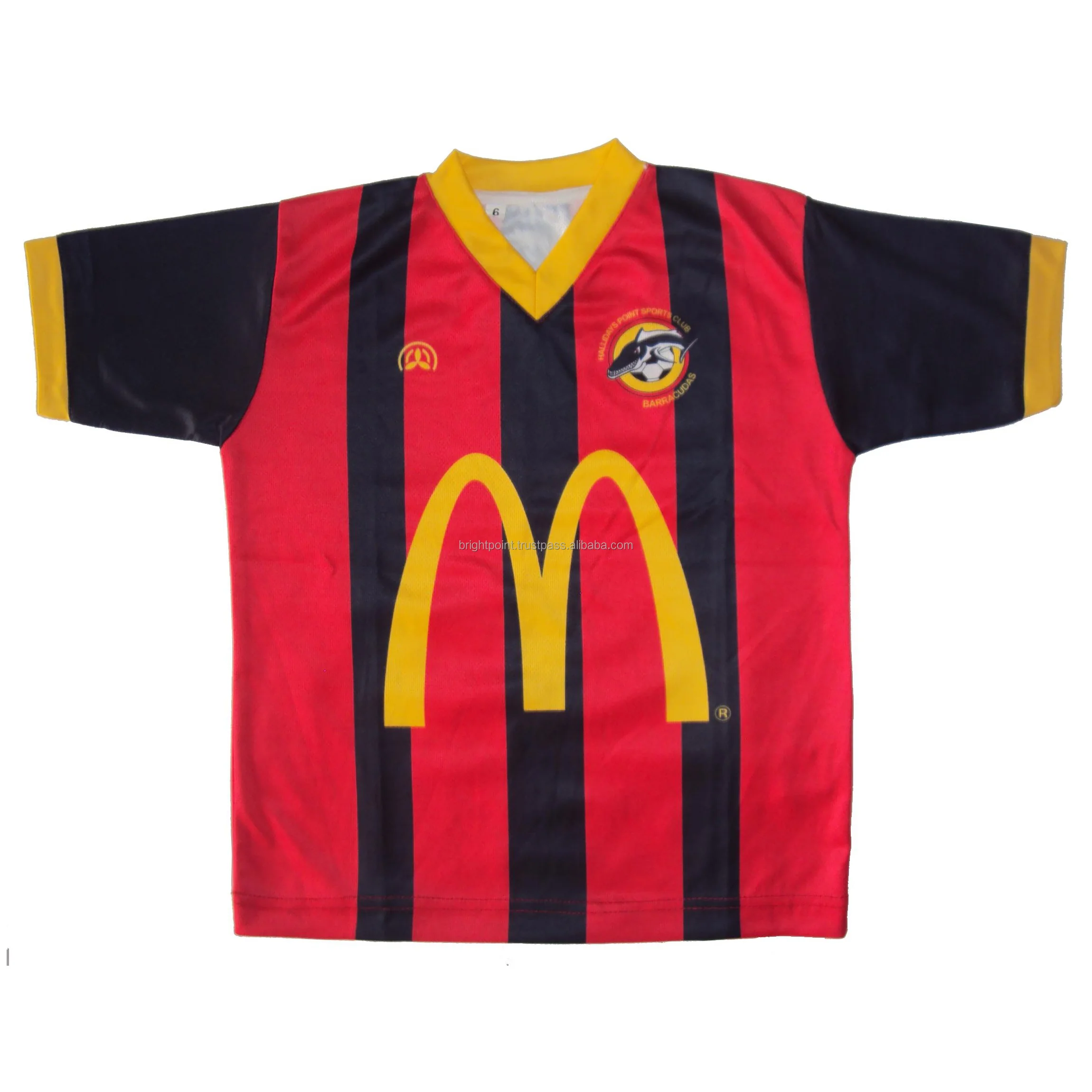 Custom Sublimation Soccer Jersey For Kids Top Quality Soccer Football