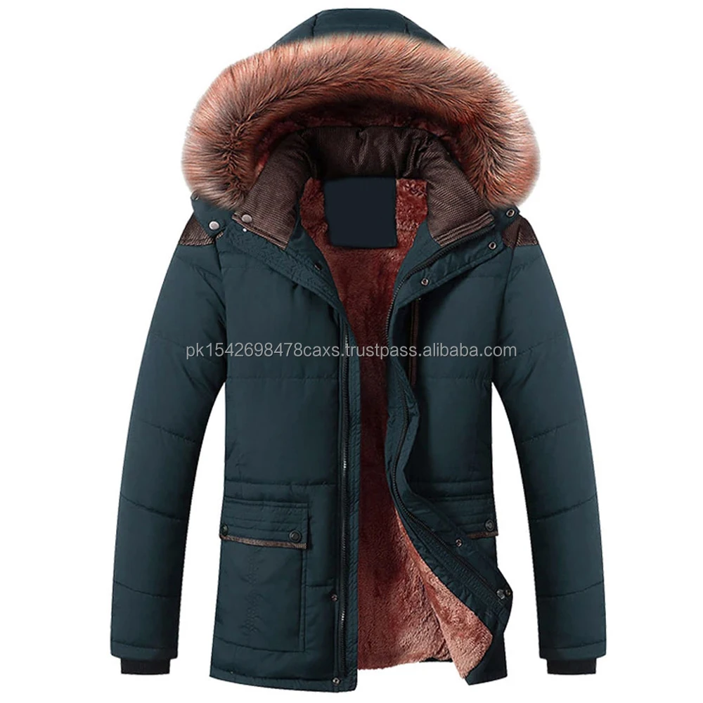 Parka Jacket Cold Weather Winter Bubble Puffer Jacket For Men High