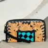 Turquoise & Black Checkered