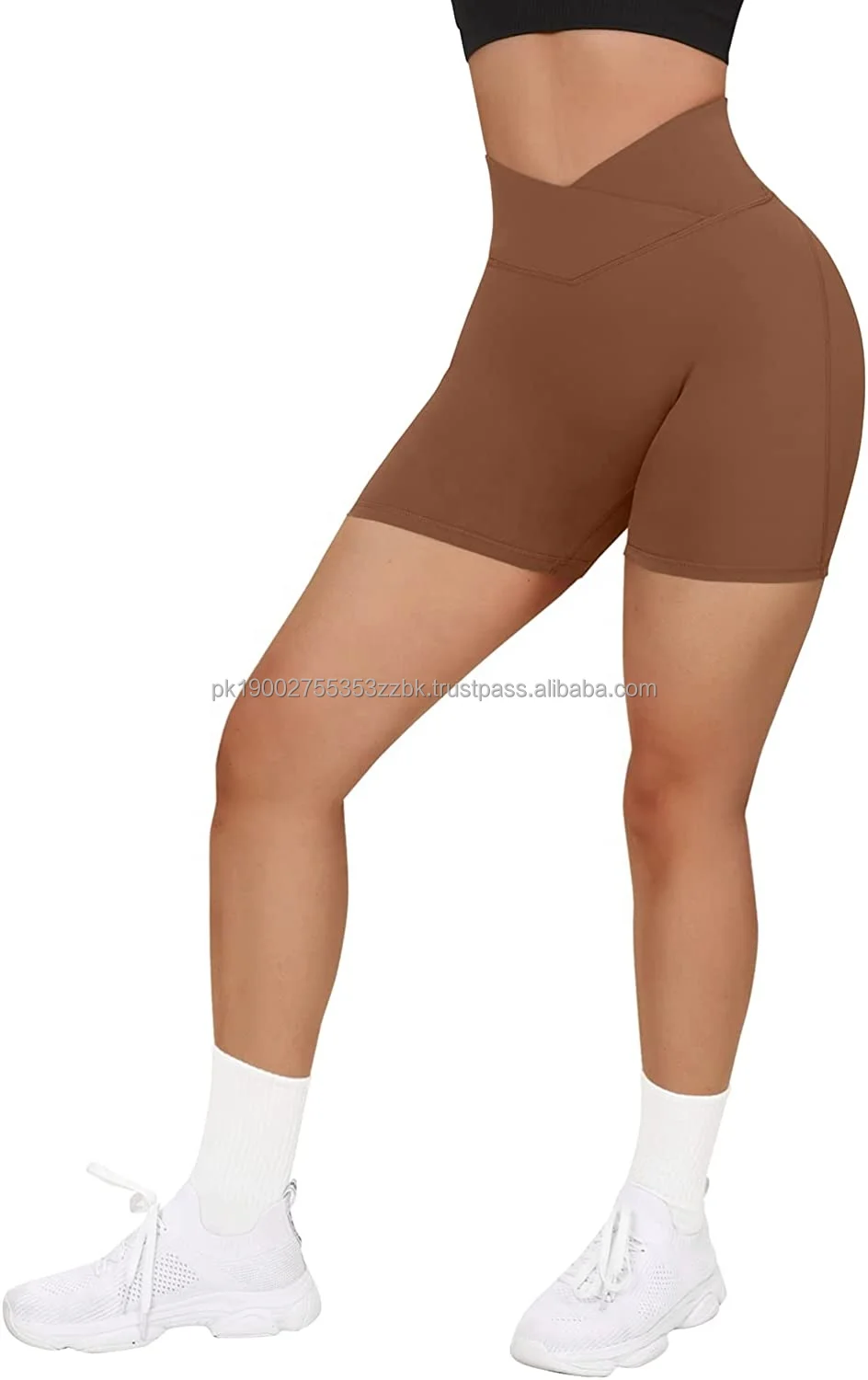Women Workout Shorts Gym Lifting High Biker Shorts Scrunch Butt Booty