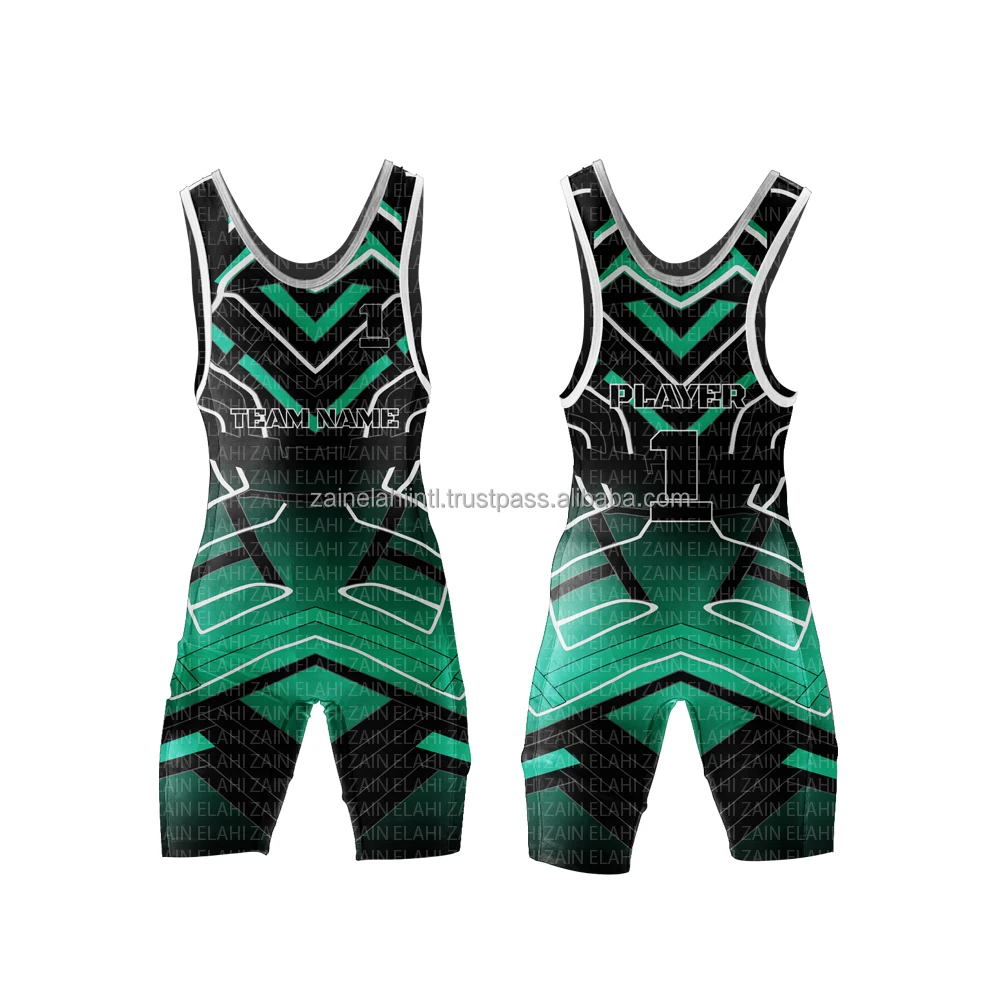 Wholesale Sublimation Women Wrestling Singlets Youth Wrestling Singlets