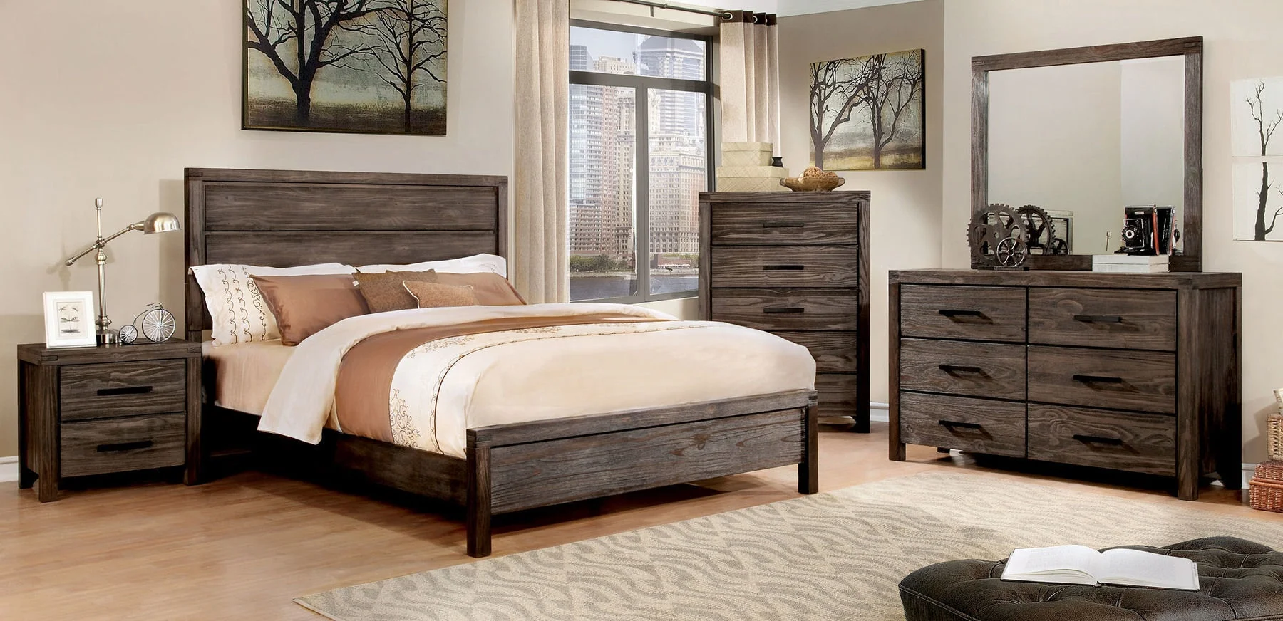 High Quality Modern Wooden Bedroom Furniture Set From Vietnam Best