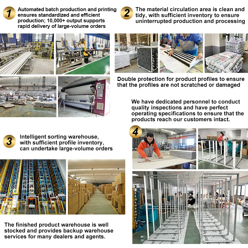 Wall Display Easy Lightbox Led Advertising Frame Aluminium Profile Portable Save Manpower Retail Combine Fabric Light Box