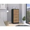 Light Oak / Black Color