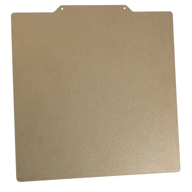 competitive price customized size black or golden textured PEI coated build plate for Fused Deposition modeling (FDM) 3D printer