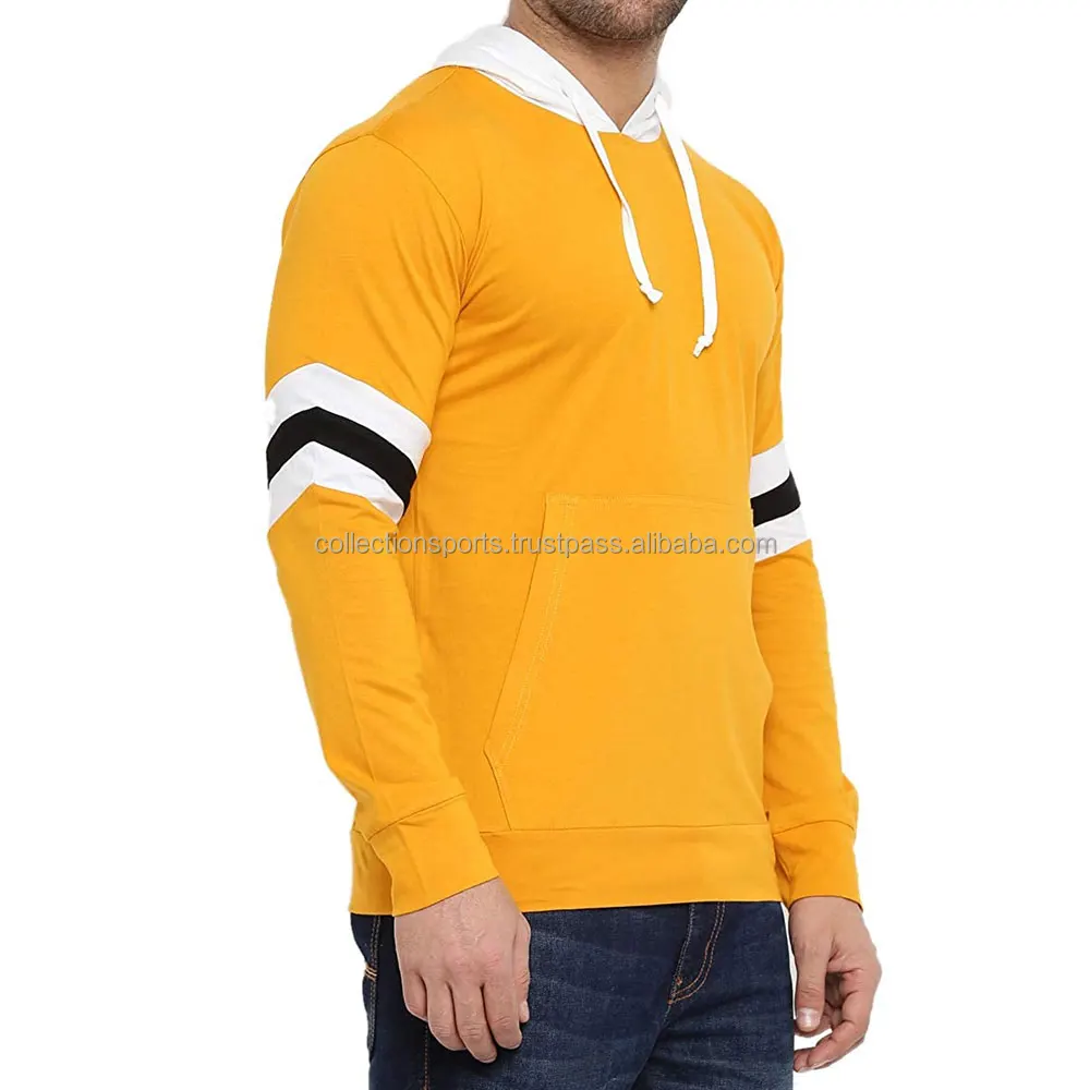 High Quality Men Wholesale Long Sleeve Pullover Full Zip Up Hoodie
