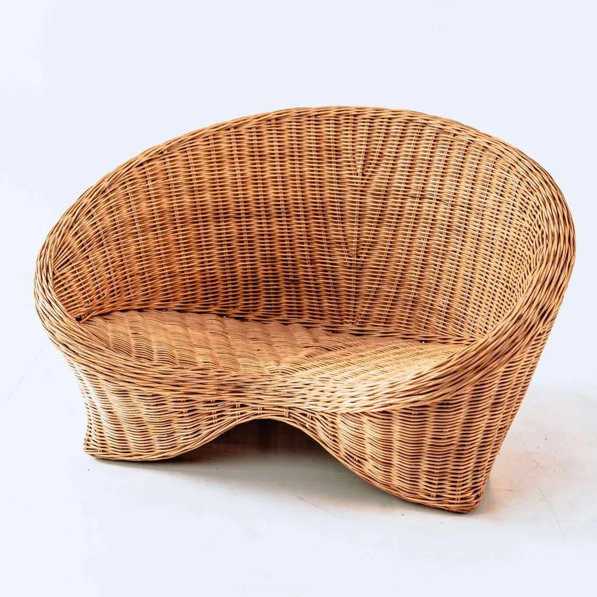 Handmade meditation chair good price natural rattan garden sitting wicker woven chairs for yoga practice