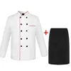 Red Trim Long Sleeve + Apron