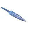 9:Overall: 10.5" Blade 8" Hidden Tang Tail 2.5"