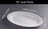 18" oval Plate