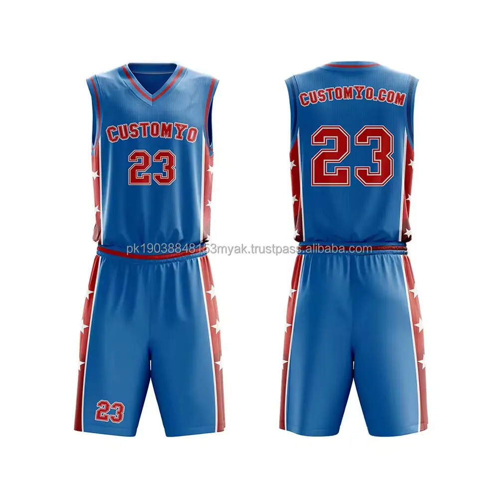 Customized Sublimation And Logo Basketball Jersey And Shorts New Men's ...