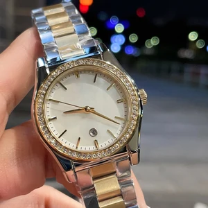 New Designer High-end Luxury Fashion Classic Elegant Women's Quartz Watch Stainless Steel Waterproof Brand Business Casual Watch