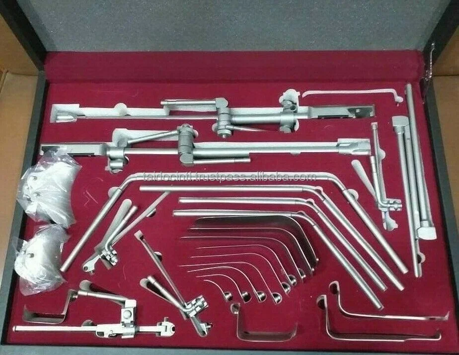 Thompson Retractor Surgical Instrument Complete Set with Box