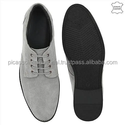 Outstanding Quality Casual Wear Oxford Trendy Office Business Party Wear 100% Swede Genuine Leather Shoes for Men