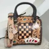 Tan & Brown Checkered