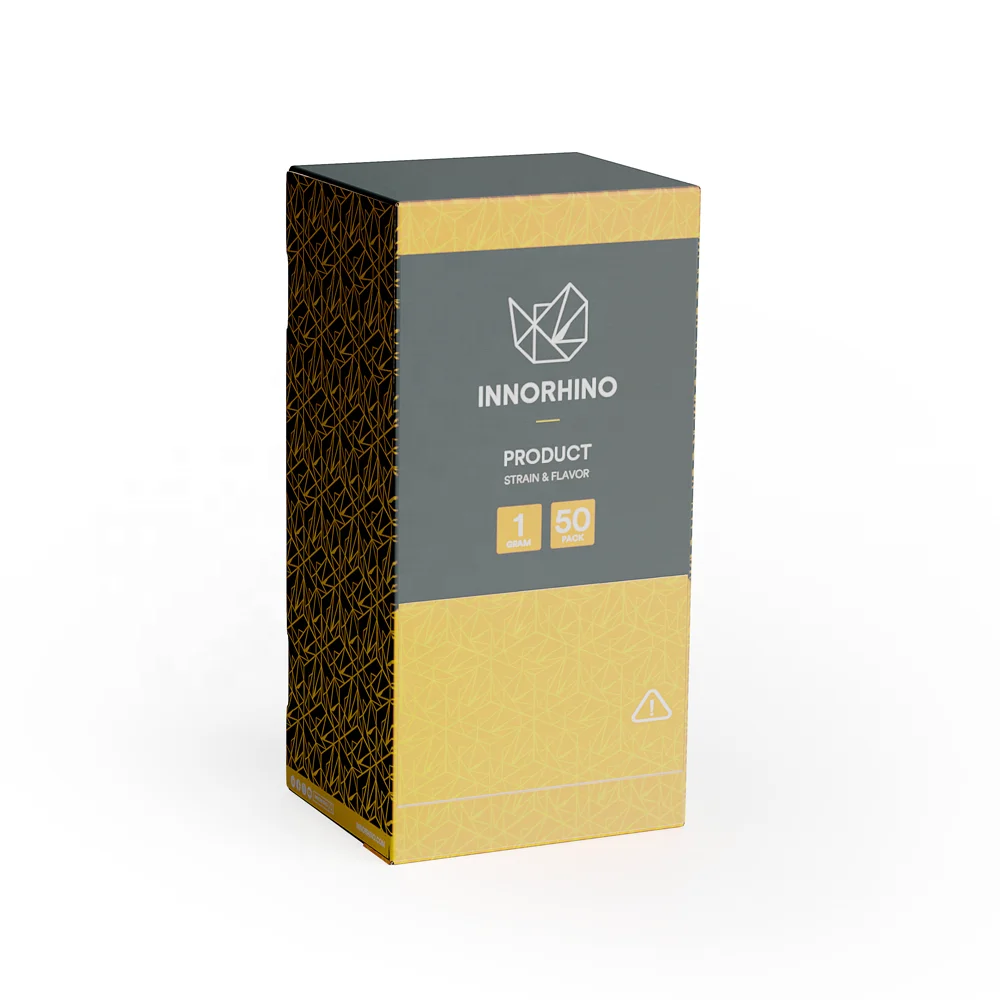 Small Sturdy Display Packaging Counter Display Tuck Top Gravity Feed Corrugated Box for Vials and Small Products