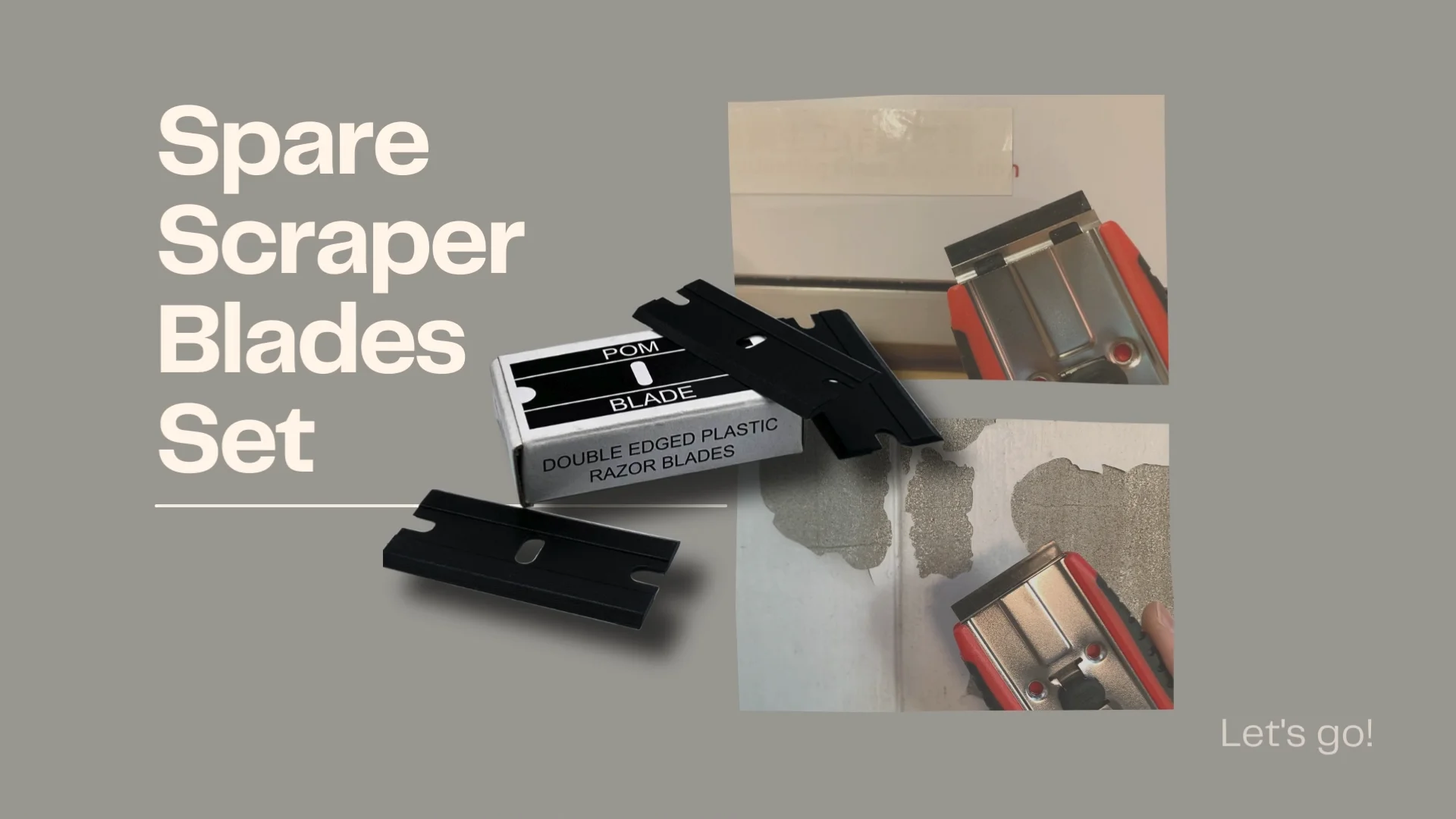 Pom Professional Cleaning Scraper Replaceable Blade Buy Pom Stainless