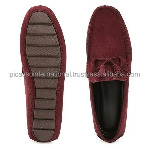 Good Quality Widely Selling Wholesale Supply Elegant Design Genuine Swede Leather Loafers Shoes for Bulk Purchase