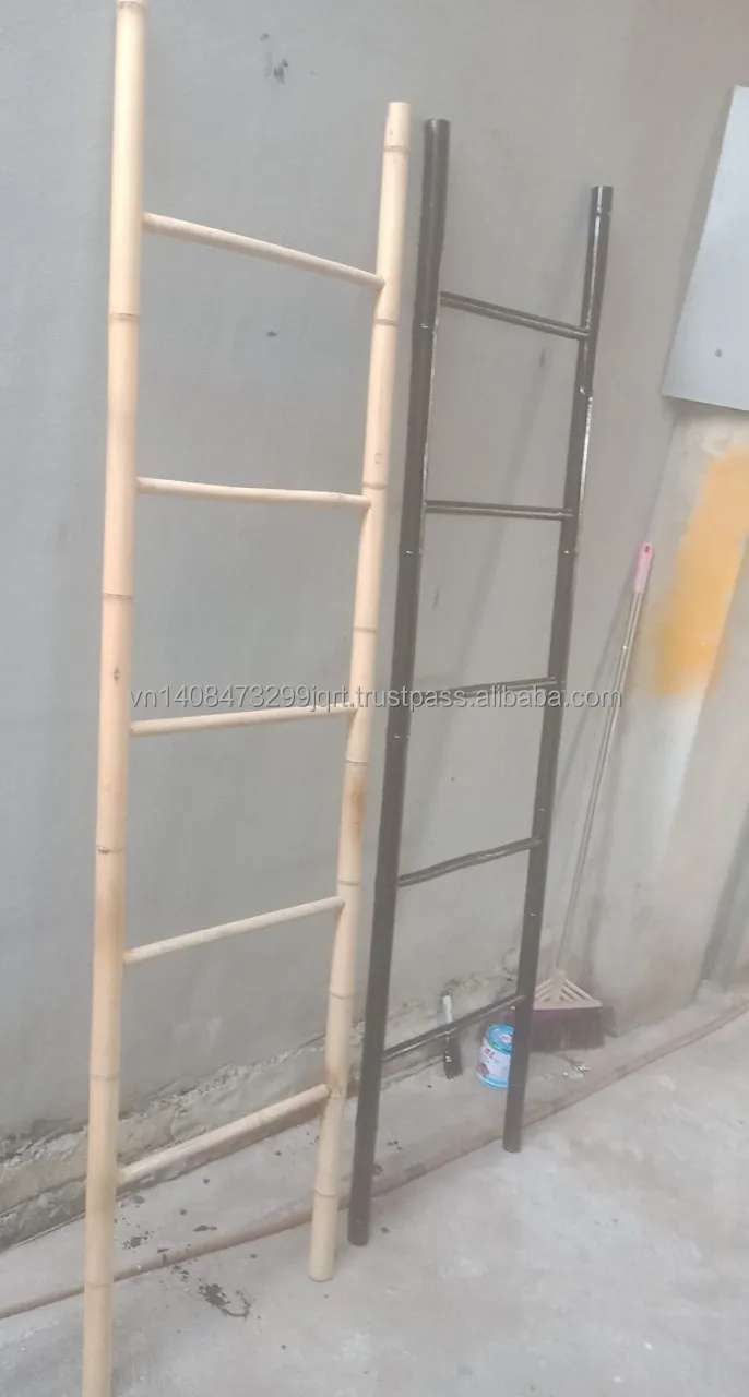 High Quality Bamboo Hanging Bathroom Ladder Made In Viet Nam For Bamboo