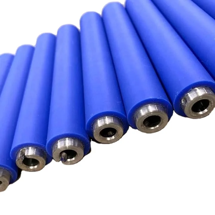 Silicone Rubber Rollers Custom Made for Thermal Industrial Use Like Spinning Mills Textile Plywood Leather Lamination Plastic