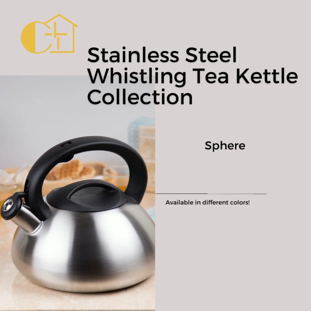 Creative Home Sphere 3-Quart Stainless Steel Tea Kettle