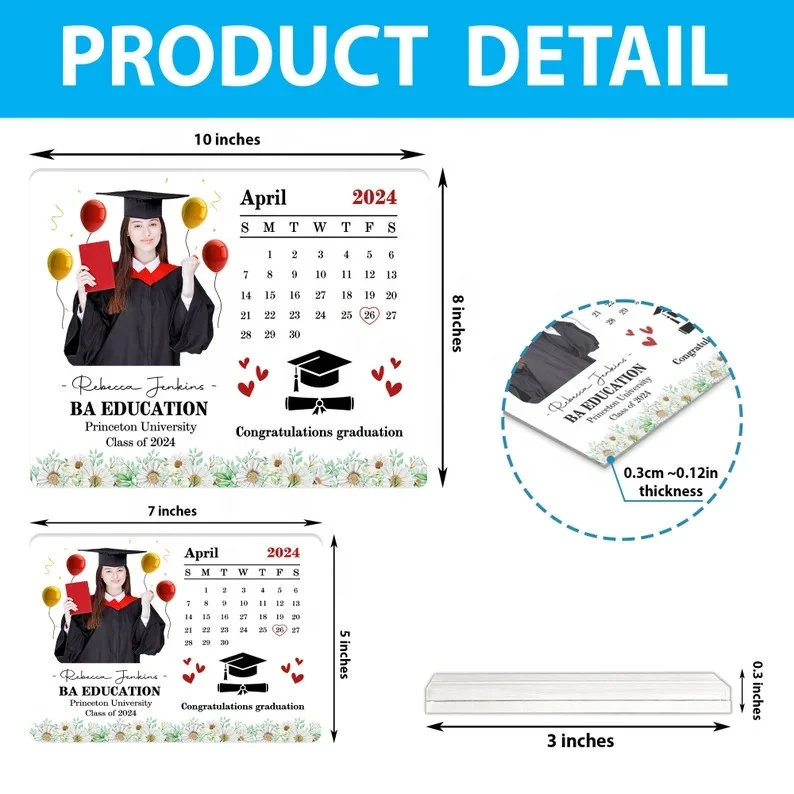 Personalized Graduation Plaque Sign,Congrats Grad Acrylic Plaque,New ...