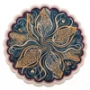 Round Teal Blue
