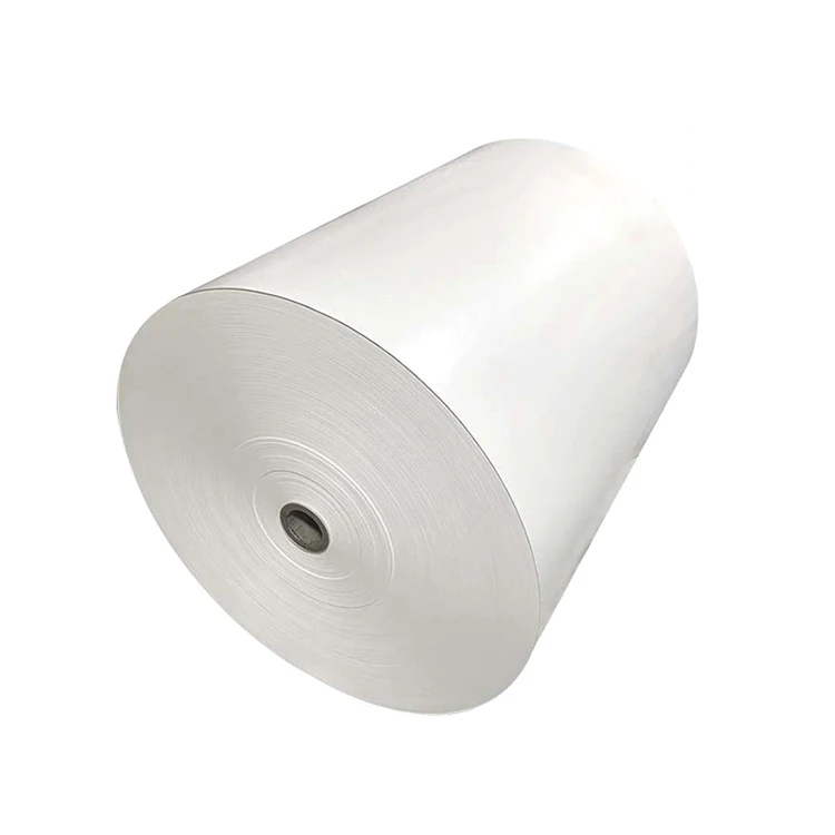 Vente directe Fabricants de papier silicone Revêtement PE Emballage recyclé Grande bobine Étiquette personnalisée Papier anti-adhésif siliconé