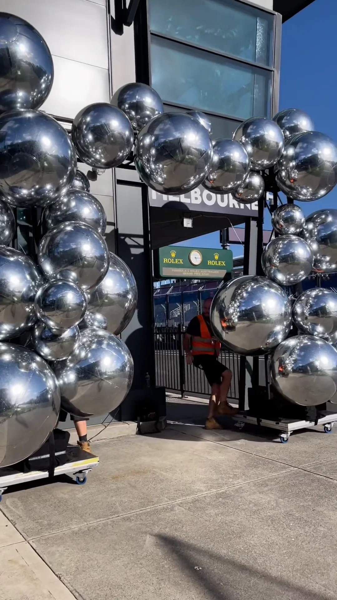 High Quality Inflatable Mirror Ball Inflatable Double Layer Reflective ...
