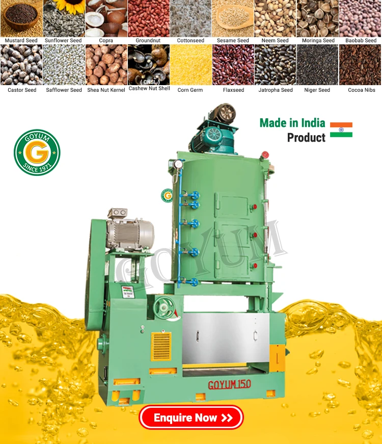 Best Automatic Large Capacity Flax Seed & Linseed Oil Press Machine for Soybean & Sesame Oil Extraction