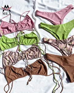 One Piece Swimsuit Sexy Women Thong Bikini Halter Wholesale Swimwear