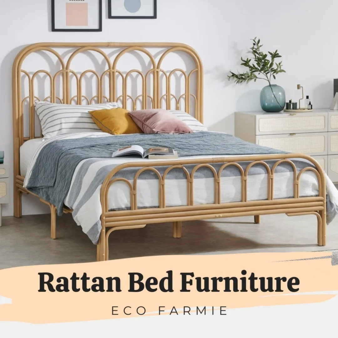 Adult Size Rattan Bed Home Furniture Bedroom Decoration Sofa Other