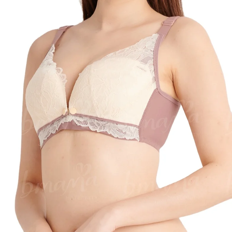 Bulk Supply 100 Cotton Breastfeeding Bra Women's Maternity Clothing