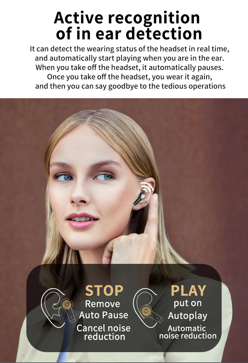 J9 TWS 2 in 1 Unique Product to Sell Online ANC ENC Dual Noise Cancelling Removable Wireless Bluetooth Neckband Earphone Earbuds