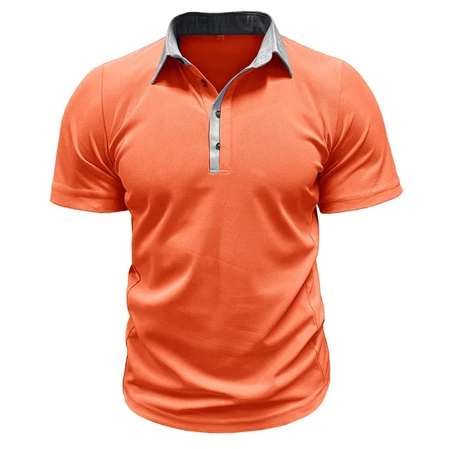 Customiizable High Quality 100% Polyester Basic Short Sleeve Pocket Polo Shirt Factory Direct Wholesale Custom Logo Printing
