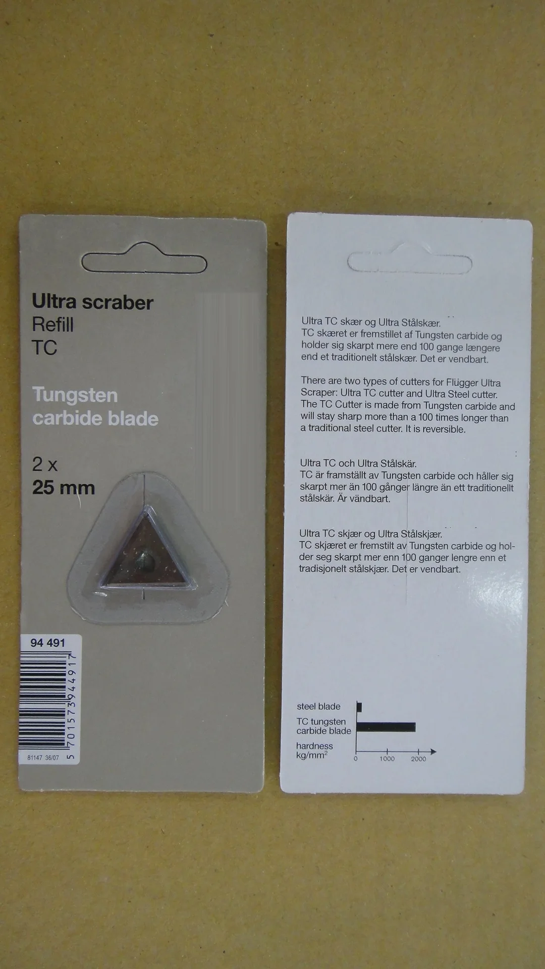 Tungsten Carbide Blade for Paint Scraper