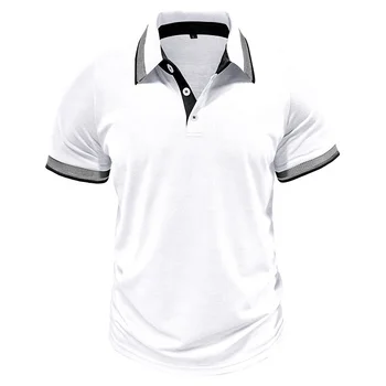 Customizable High Quality 35% Cotton 65% Polyester Basic Short Sleeve Polo Shirt Factory Direct Wholesale Custom Logo Printing
