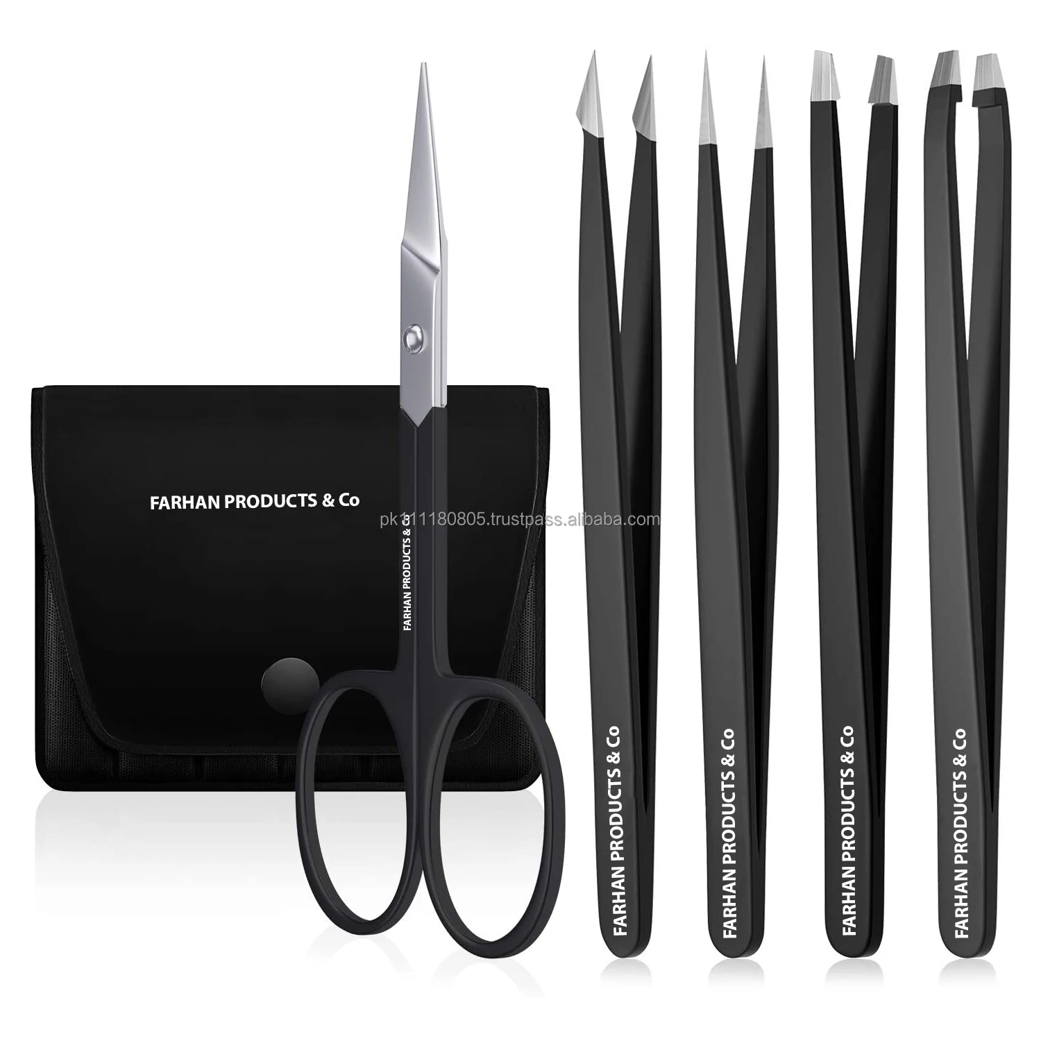 Private Label Low Moq Stainless Steel Rose Gold Hair Removal Eyebrow