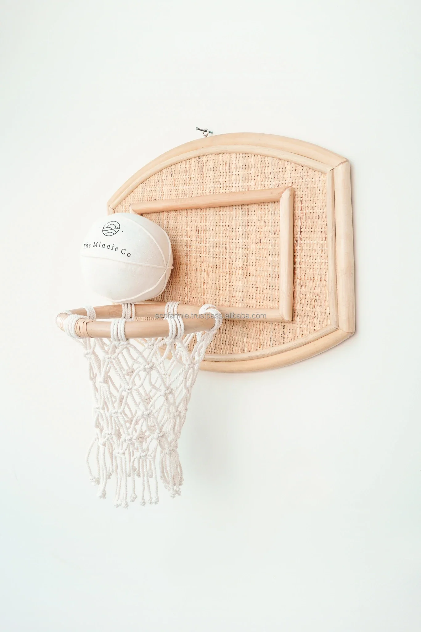 Rattan Kleine Handgemachte Korb Ball Hoop Indoor Und Outdoor-spielzeug Für Kinder