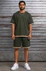 Olive + Beige