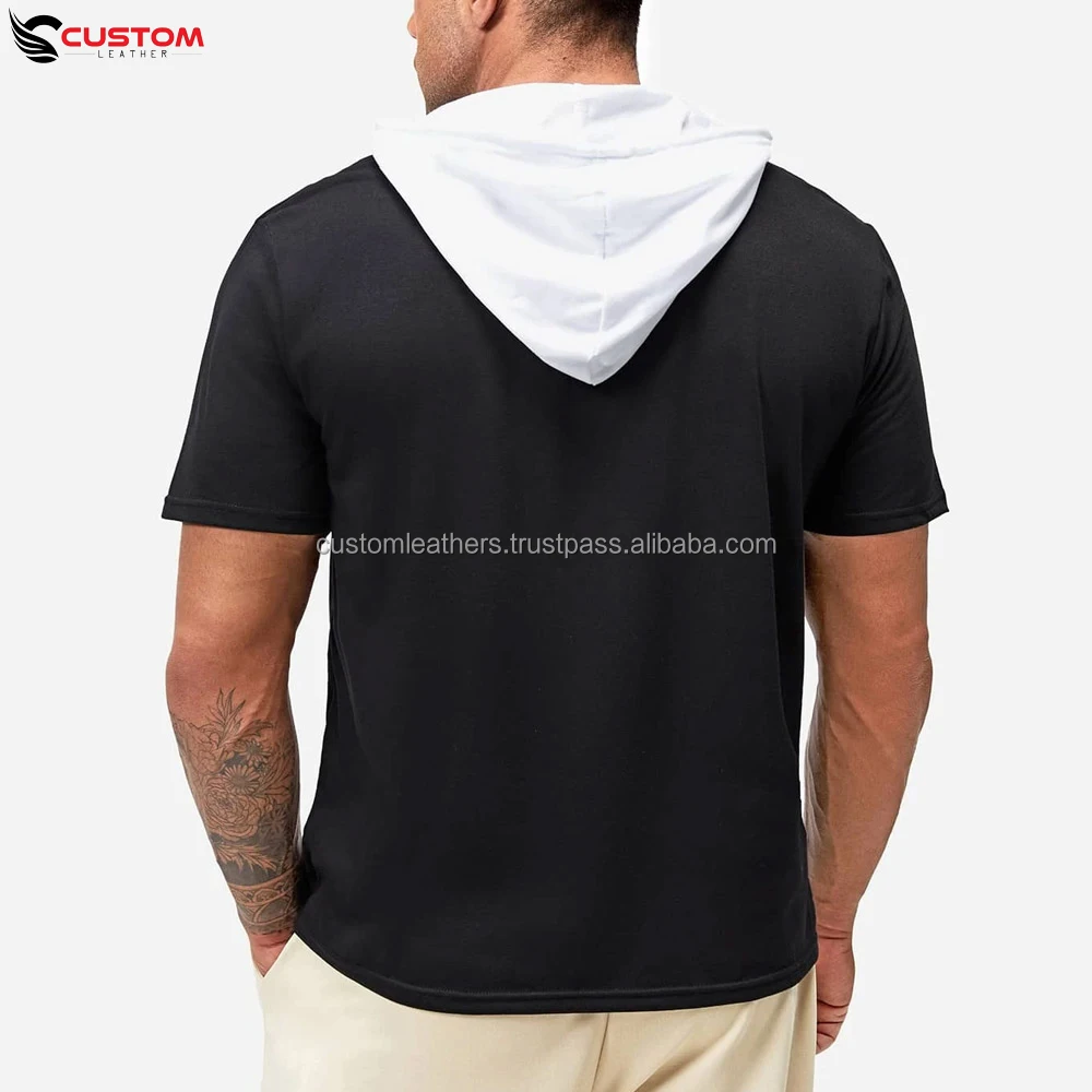 Men's High Performance Athletic Shirt With Hoods Custom Sizes Men