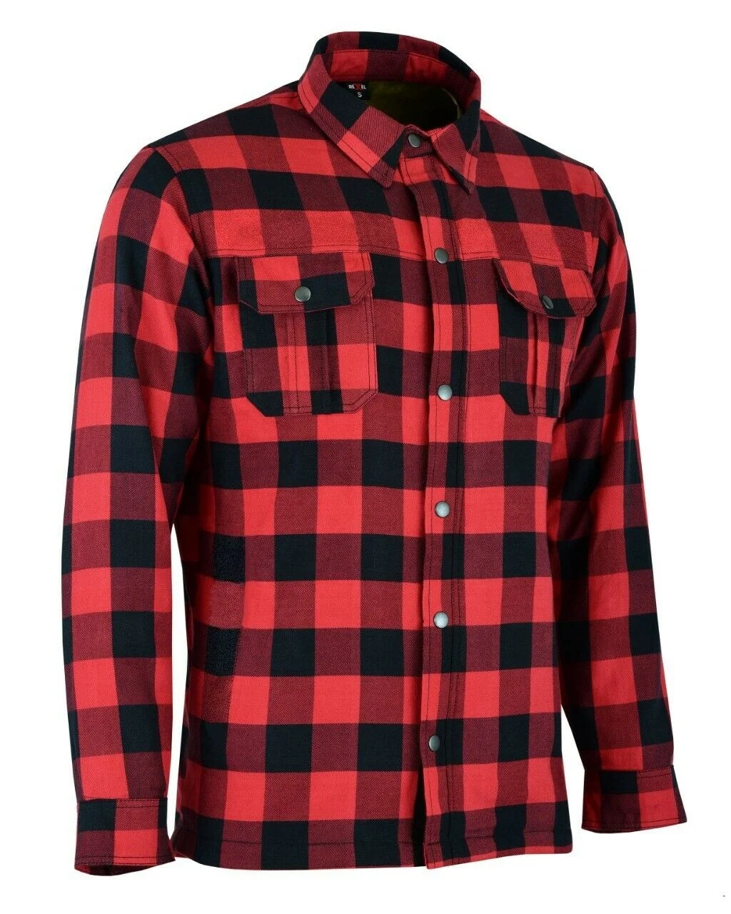 Red Motorcycle Motorbike Shirt Check 